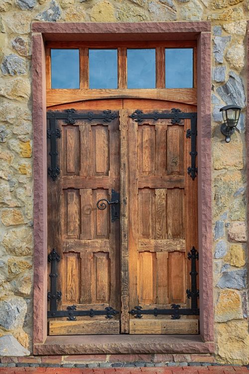 door oak wood