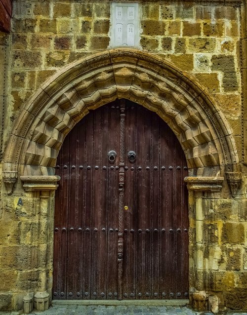 door  doorway  wooden
