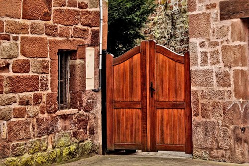 door  wood  entry