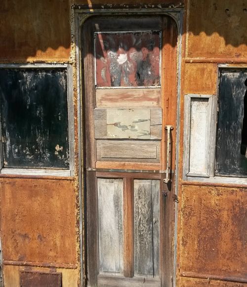 door wood patina