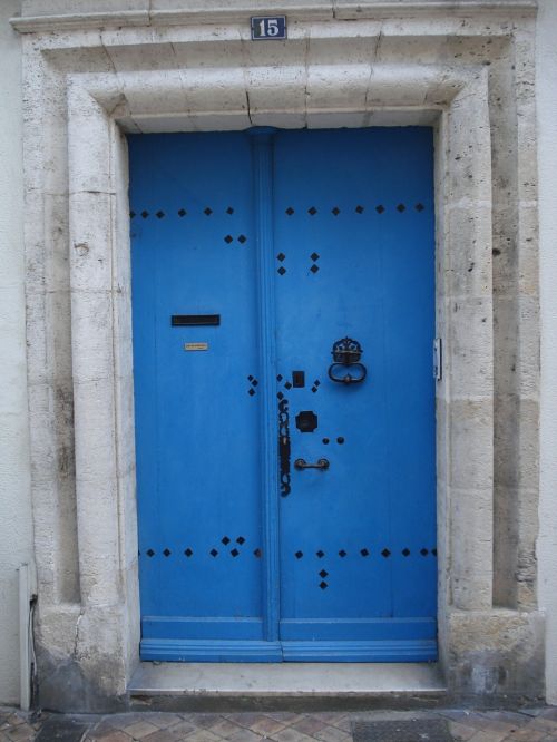 door entry blue