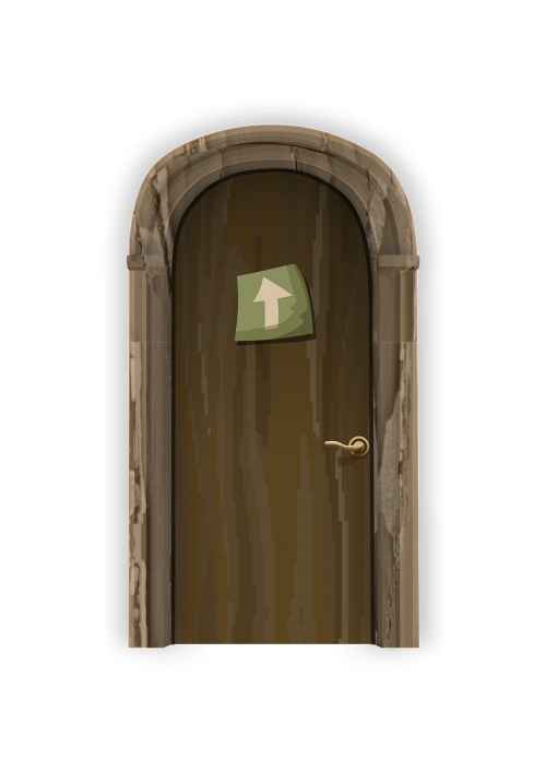 door round arch entrance