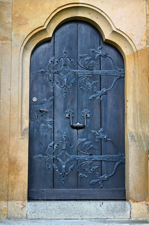 door old stone