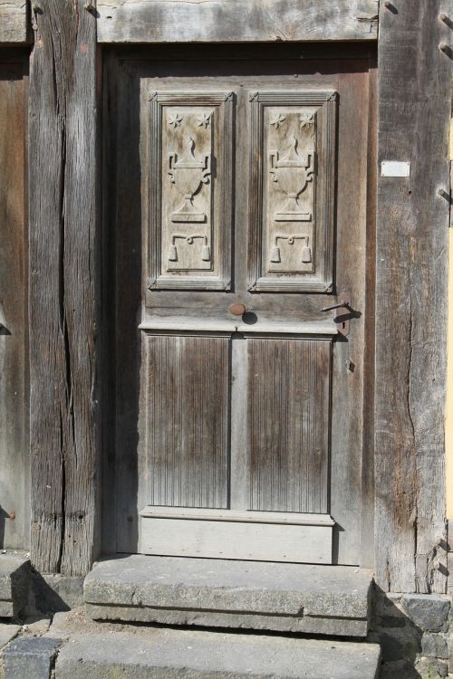 door wooden door old