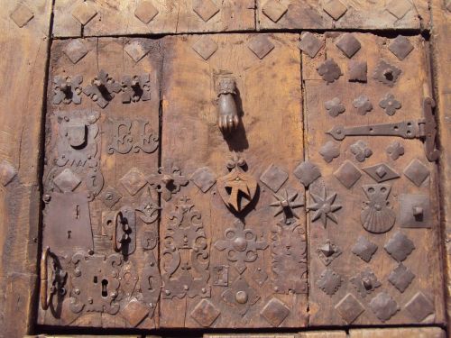 door wood ancient