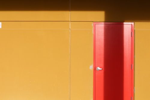 door red yellow