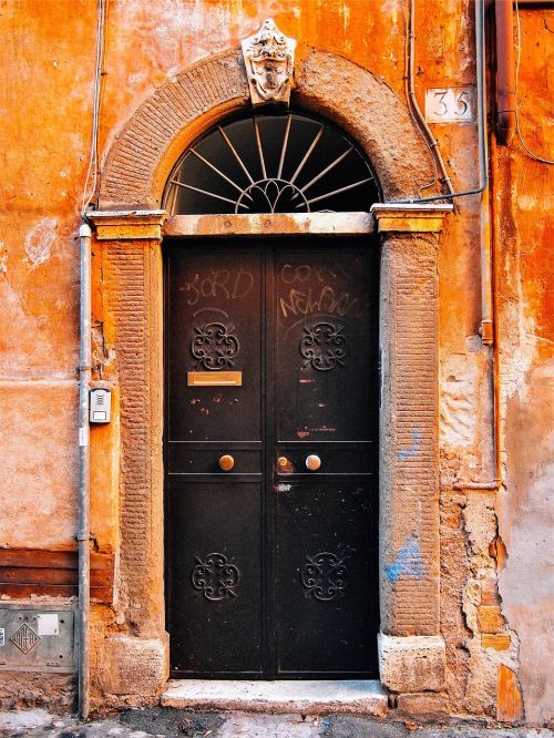 door entrance stone