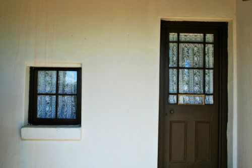 Door And Window Of Farmhouse