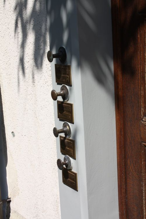 door bell old brass