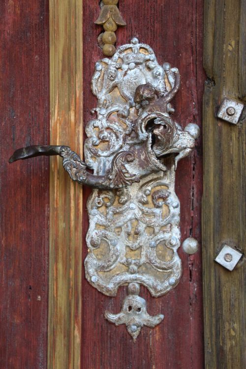 door handle old church