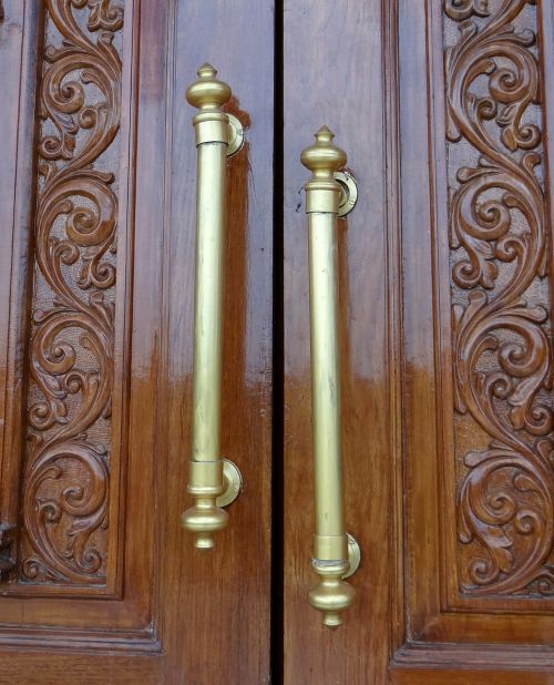 door handle ornate antique