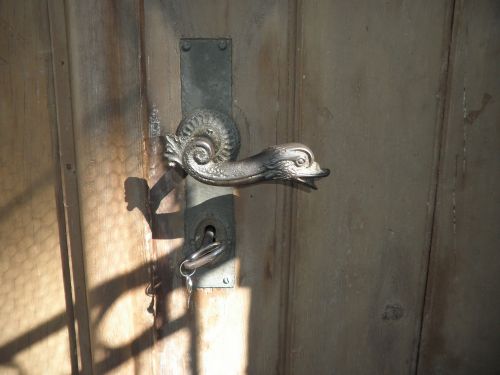 door knob old metal
