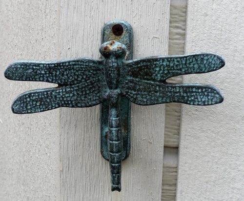 door knocker decorative dragonfly