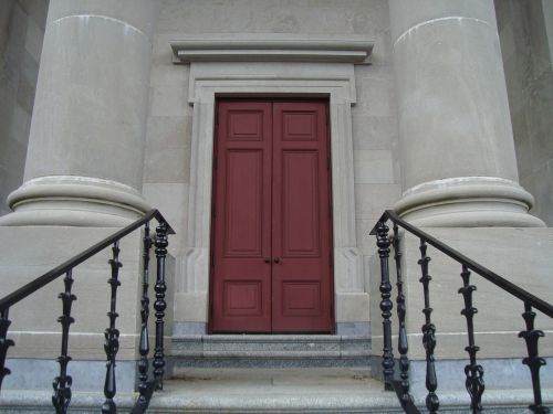doorway door pillars
