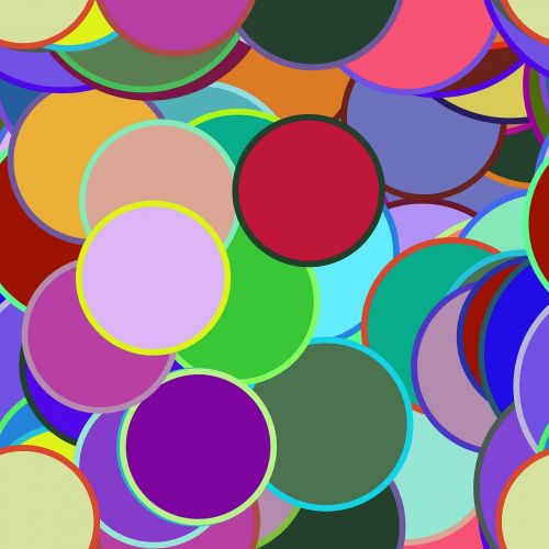 dots circles colorful