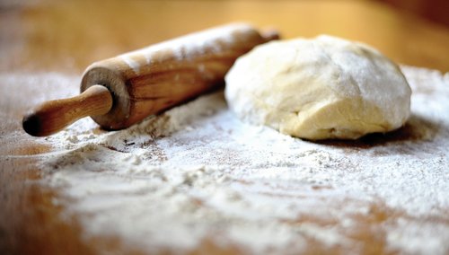 dough  roll of dough  bake