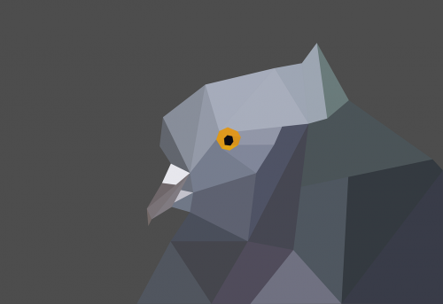 dove low poly background image