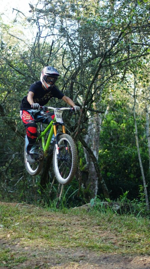 downhill jump bicycle