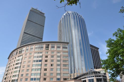 downtown skyscraper city