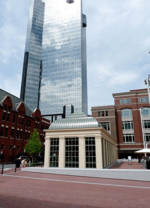 downtown buildings skyscrapers