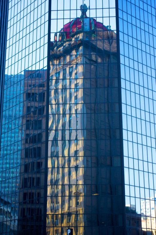 Downtown Skyscraper Reflections