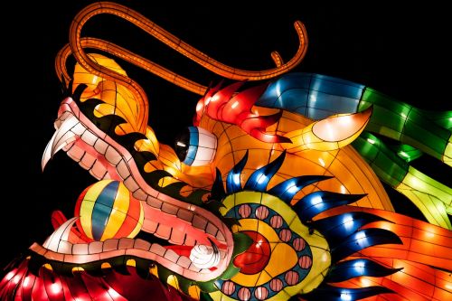 dragon chinalight sculpture