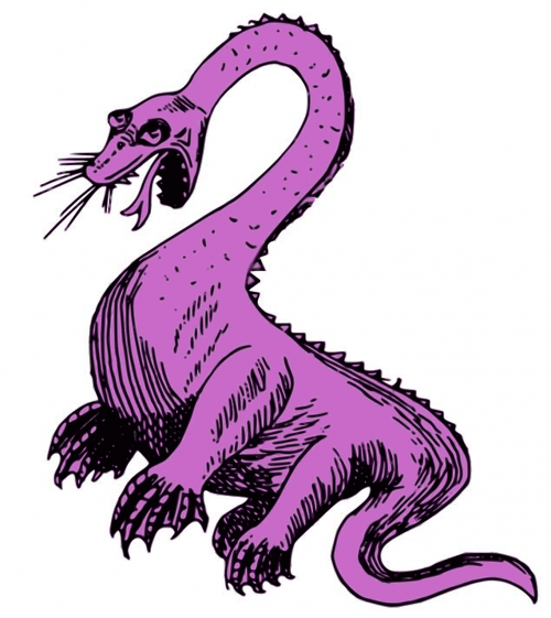 dragon violet pink