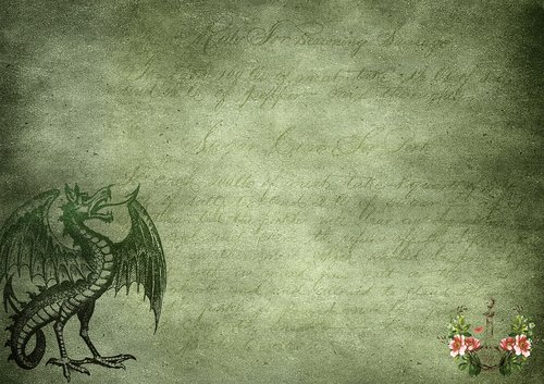 dragon  paper  font