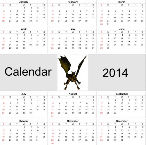 Dragon Calendar