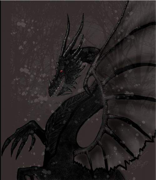 dragons art digital