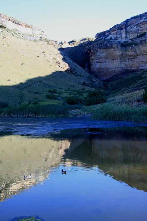 drakensberg mountains water landscape