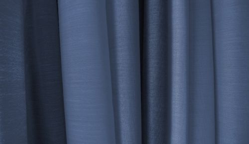 Drapes, Curtains Blue Fabric