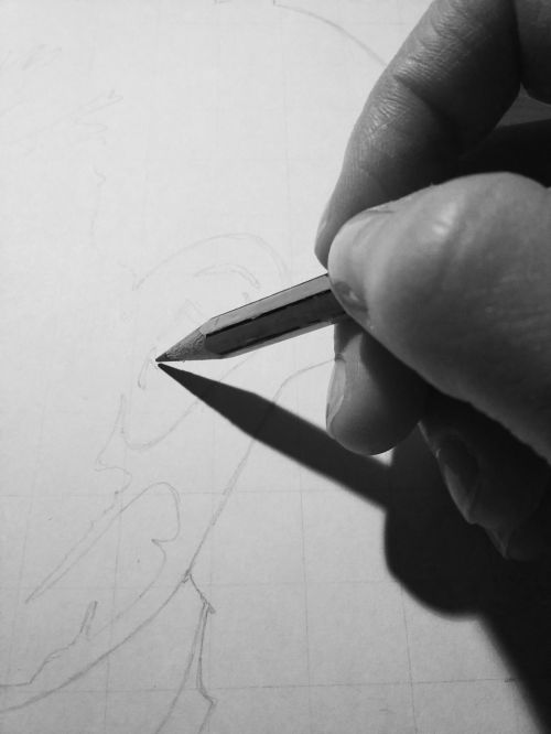 drawing sheet pencil