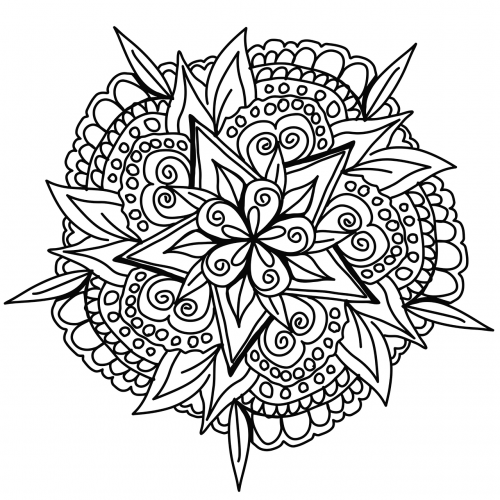 drawing mandala design