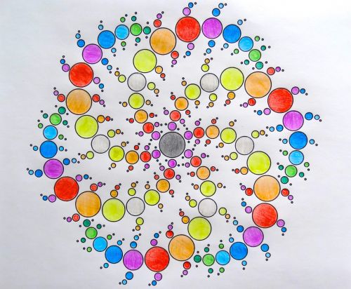drawing spiral color
