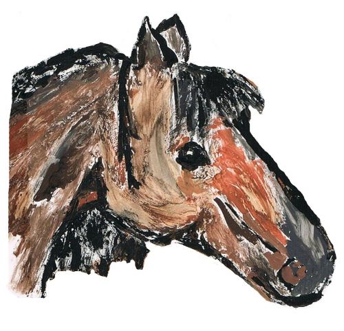 drawing painting horse
