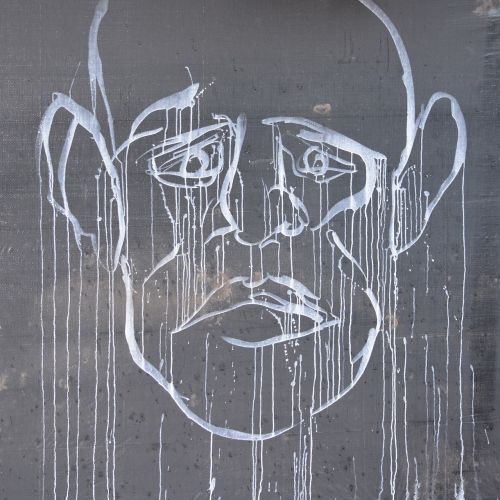 drawing graffiti head