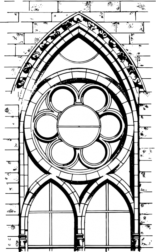 drawing cathedral architecture