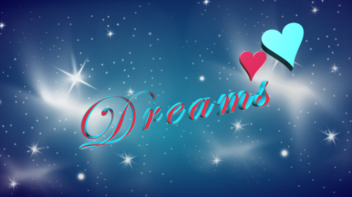 dream text word