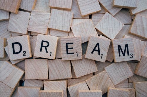 dream word letters