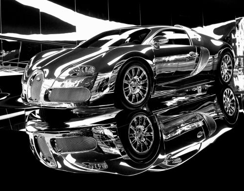 dream car sports car chrome