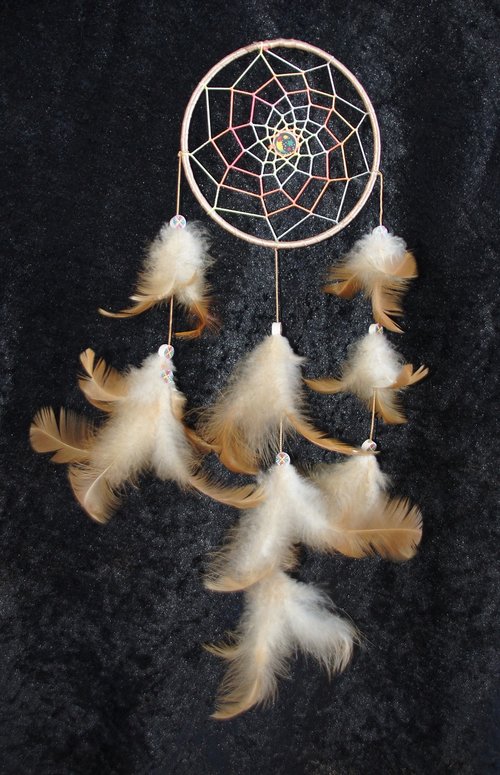 dream catcher  feather  spring jewelry