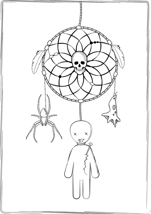 dreamcatcher spider voodoo