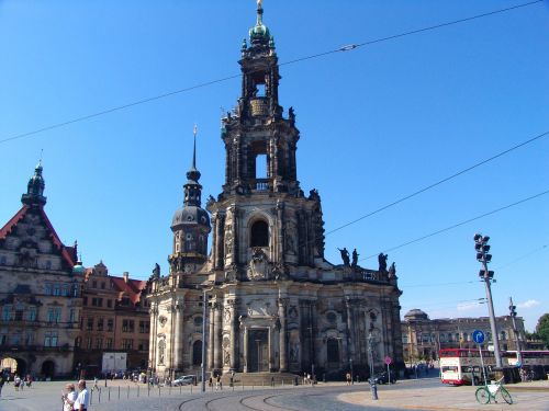 dresden church old town