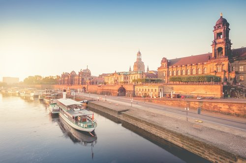 dresden  brühl's terrace  terrace shores