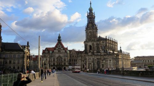 dresden cathedral old town