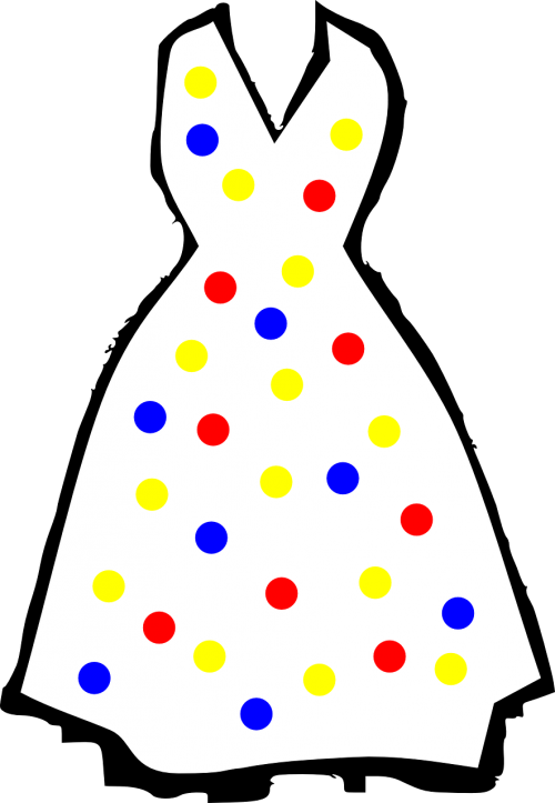 dress clothing dots