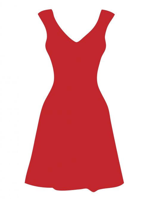 dress red white