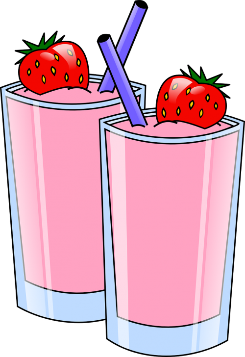 drinks strawberry pink
