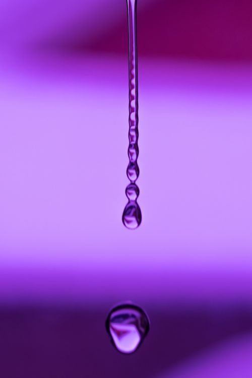 drip drop of water colorful